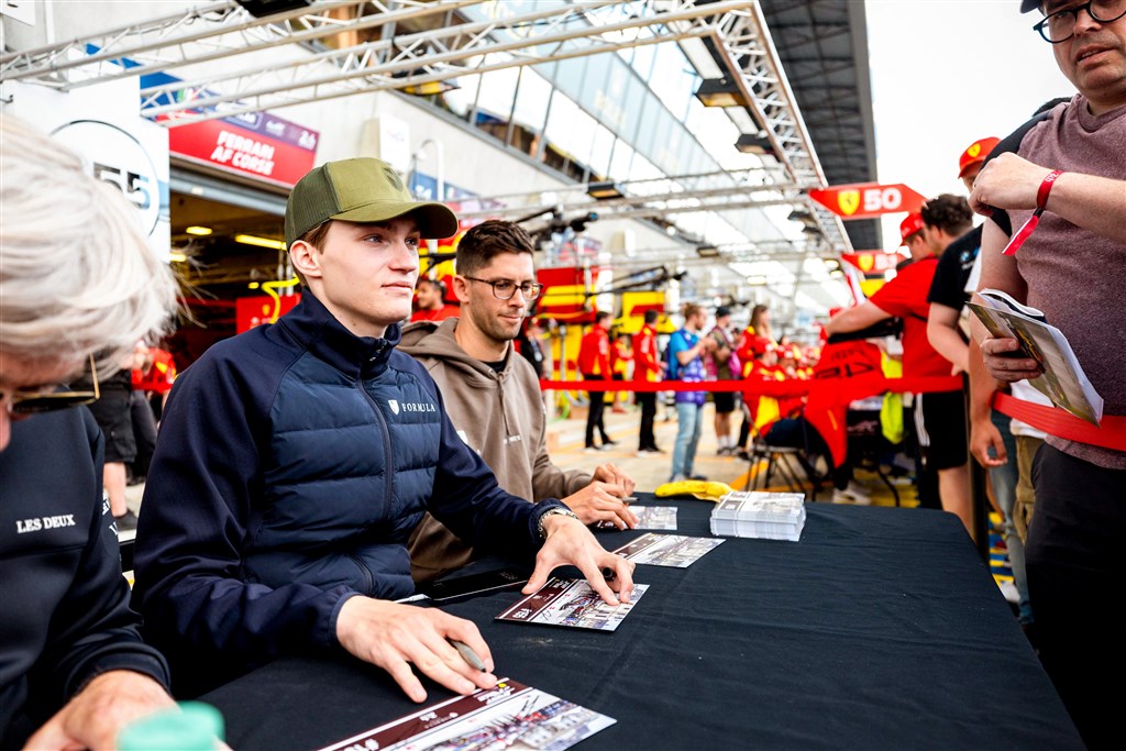 Med Formel 1-profil som teamkammerat: Conrad Laursen klar til Daytona.
(Foto: Xynamic)